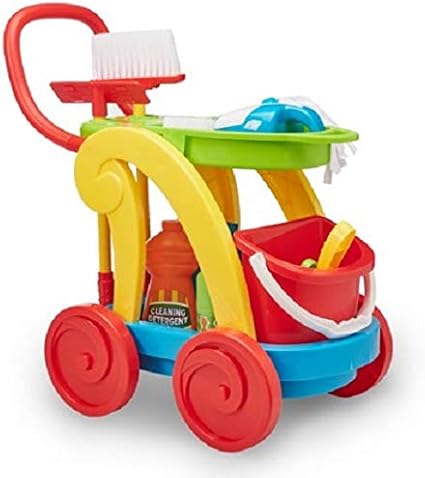 Amazon.com: Set de juego de carrito de limpieza, 15 piezas de aspirador, escoba, limpiador, limpiaparabrisas, limpiaparabrisas, cubo de basura, detergente de limpieza, spray limpiador de cristal, polvo de limpieza, cepillo de exfoliación,