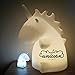 SMOKO Giant Unicorn Lamp | Color Changing LED Nightlight | Ambient Soft Glow Nursery Light
