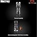 MecArmy PT16 2017 Upgrades Version 1000 Lumens USB Rechargeable Keychain Flashlight CREE XP-G2 LED Waterproof (IPX-8) with keychain USB Charging Cable, Metal clip,Lanyard ,16340 battery included.