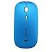 Perman 2400DPI 2.4GHz Wireless 4 Button Optical Mouse Mice with USB Receiver for PC Laptop Blue