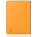 GDTK Leather Passport Holder Cover Case RFID Blocking Travel Wallet (Orange)
