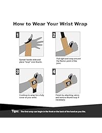 RitFit - Muñequeras de 20.0 in, calidad premium, correas de sujeción fuertes, bucles para el pulgar, maximiza tu levantamiento de pesas, levantamiento de potencia, culturismo, entrenamiento de fuerza y crossfit