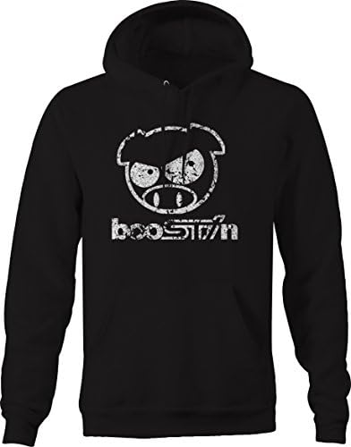 Caps Supply Distressed - Boostin Subie STI Pig Impreza WRX Racing Sweatshirt - Large