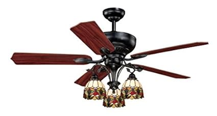 Amazon Com Vaxcel F0006 French Country Ceiling Fan 52 Oil Shale