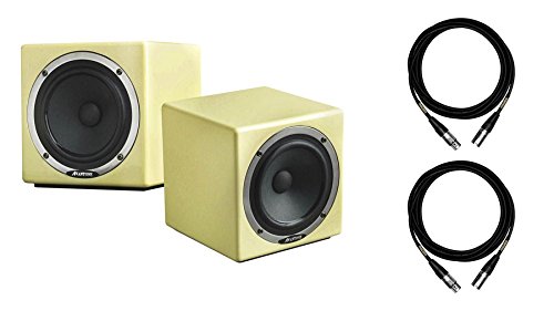 Avantone Active MixCube Powered Full-Range Mini Reference Monitors - Creme, Pair