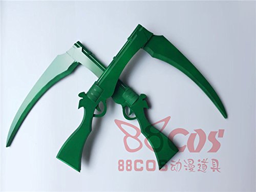 RWBY Emerald double weapons Cosplay Prop