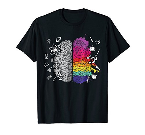Colorful Brain Science And Art T-Shirt