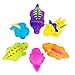 Bathtub Toys Dinosaur Water Baby Bath Toys for Toddler Days Gift - Kids Fun Squirt Toys Floating Bathroom Toys Organizer Set 6PCS