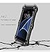 Galaxy S7 Edge Case,MK2 Series Luxury Aluminum Alloy Protective Case, Metal Bumper Armor Aluminum Shockproof Military Heavy Duty Protector Case Cover for Samsung Galaxy S7 Edge (Black)