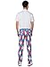 Tipsy Elves Men's American Flag Argyle Golf Pants - USA Golf Pants: Large