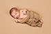 JLIKA Newborn Baby Photography Photo Prop Stretch Wrap - 28 Colors to Choose from (Tan)