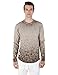 Men's Long Sleeve Camouflage Longline Round Bottom Oil Wash T-shirts