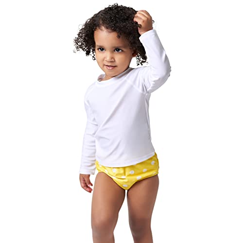 Gerber Unisex Baby Toddler UPF 50+ Long Sleeve Rashguard Swim