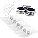 MACYWELL Bike Spoke Lights 6 Pack Led Bike Wheel Lights with Batteries Included Plus 6 Extra CR2032 Batteries Cycling Bicycle Decoration