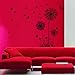 Ussore Wall Sticker Dandelion Butterfly Stickers Removable Mural PVC Creative Home Decor Removable For Kids Home Living Room House Bedroom Bathroom Kitchen Office Home Decoration