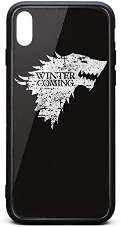 Winter-is-Coming- Phone Case for iPhone X/XS Full Body Protection TPU Rubber Shockproof Anti-Scratch Fashionable Glossy Anti Slip Thin Case