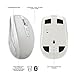 Logitech MX Anywhere 2S Wireless Mouse – Use On Any Surface, Hyper-Fast Scrolling, Rechargeable, Control up to 3 Apple Mac and Windows Computers and laptops (Bluetooth or USB), Light Gray