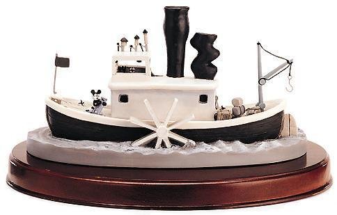 DisneyWalt Classics WDCC Steamboat Willie Boat w/Base 11K 412640