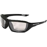 Radians Extremis Foam Lined Safety Glasses - Black Frame