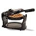 BELLA (13591) Classic Rotating Non-Stick Belgian Waffle Maker with Removeable Drip Tray & Folding Handle, Pro Black primary