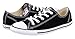 Converse Women's Dainty Canvas Low Top Sneaker, Black, 9 M US