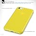 iPhone 7 Cases, Terrapin iPhone 7 Cover - TPU Gel - Slim Design - Durable Shock Absorbing - Back Protector - Solid Yellow