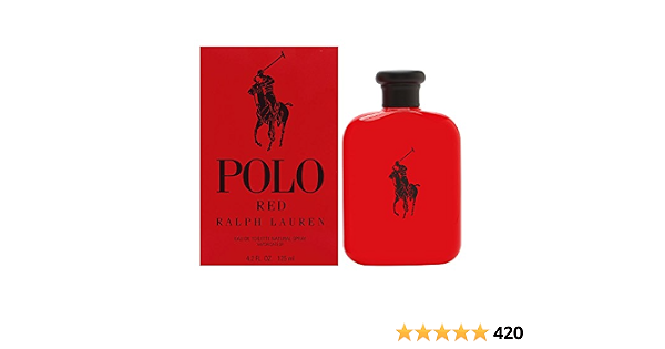 Amazon.com: Ralph Lauren Polo Red EDT Spray 4.2 fl oz : Belleza y Cuidado  Personal