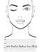 2018 Practice Makeup Face Sheets: Female Faces Large Notebook