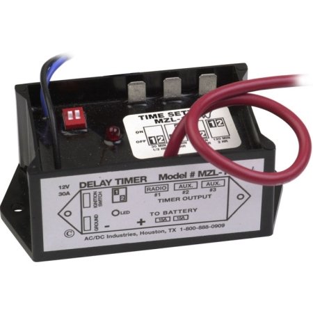 AC DC Industries - MZL-10SW - Delay Timer, 30A, Wired