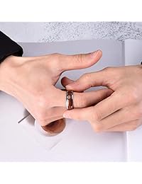 King Will naturaleza 8 mm. Domed KOA madera carburo de tungsteno Anillo de boda banda pulido acabado Comfort Fit