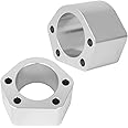 Motoparty Ball Joint Spacers fits for 2007-2018 Chevrolet Silverado GMC 1500, 2 Inches Billet Aluminum Ball Joint Spacers (1 pair)