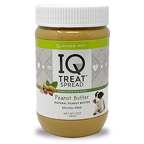 Hyper Pet IQ Treat Spread Dog Peanut Butter (100 NaturalXylitol Free