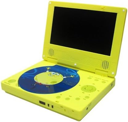 Spongebob Square Pants Ebd001u 7 Inch Portable Dvd Player With Handy Travel Bag Amazon Co Uk Audio Hifi