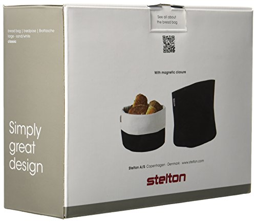 Stelton Bread Bag Sand and White