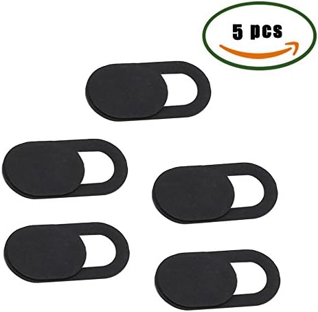 Webcam Cover Slider 5PCS Ultra Thin Privacy Camera Blocker（0.07mm）for TV Desktop Tablet Computer Laptop Mac iMac MacBook Pro iPad iPhone Smartphones by INNKER