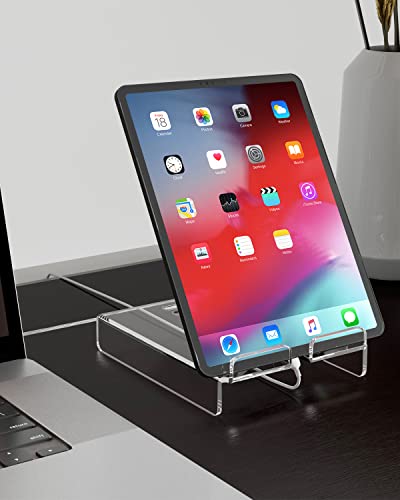 KTRIO Acrylic Tablet Stand for Desk Adjustable