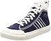 Diesel Men's S-ASTICO LACE-Sneaker mid, Star White/Peacoat Blue, 8 M US