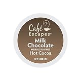 Cafe Escapes, Milk Chocolate Hot Cocoa, Single-Serve Keurig K-Cup Pods, 72 Count (3 Boxes of 24 Pods)