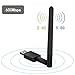 Techkey 600Mbps USB Wifi Adapter,Dual Band (2.4G/150Mbps+5G/433Mbps) Wireless Network Adapter Wifi Antenna for Desktop/PC/Laptop, Supports Windows 10/8.1/8/7/XP/Vista (wifi adapter)