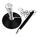 MyLifeUNIT Counter Pen with Chain, Spring Security Desk Pen for Office Bank (2 Pack)