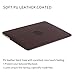 iDonzon Wooden Texture Soft PU Leather Coated See Through Case Cover Only for MacBook Pro 15 inch with Retina Display NO CD-ROM (Model: A1398) [2012-2015 Release] - Brown Wood
