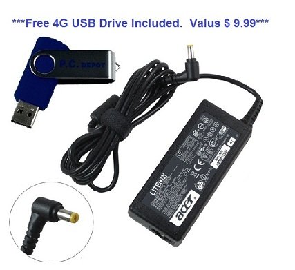 Bundle:3-items-adapter/powercord/Free USB drive:ACER Original AC Adapter 19V 3.42A 65W for ACER Aspire:AS5742G,AS5742G-6426,AS5749,AS5749-6863,AS5749Z,AS5749Z-4449,AS5749Z-B956G50Mikk,AS5750,AS5750-6438,AS5750-6493,AS5750-6634,AS5750-6667,100% Compatible with P/N:PA-1650-22,SADP-65KB D,ADP-65DB.