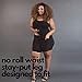 Undersummers Classic Shortlette: Anti Thigh Chafing Slip Shorts for Under Dresses(Large, Ecru)