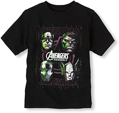 Avangers Boys Glow in the Dark Tee, 4 Yrs