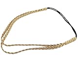 BONAMART headbands for women boho elastic hair bands, hippie Braided Double Layer PU Leather hair accessories hairstyles - Clearance SALE