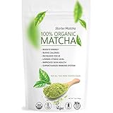 Starter Matcha Green Tea Powder 340g | USDA Organic | Vegan | GMO-Free | Matcha for Baking | Latte | Smoothie | Cookies | Ice Cream