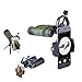 Universal Cell Phone Adapter Mount - Goodes Telescope Phone Adapter Compatible with Binocular Monocular Microscope Spotting Scope Mount for iPhone and Smartphones (Telescope Phone Adapter)