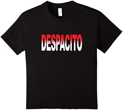 unisex-child Despacito TShirt Despacito Tee Shirt Red 8 Black