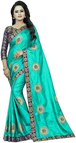 Women's Papper Silk Fabric Ari Embroidery Work Saree With Jacquard Blouse Piece 2234