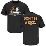 Motorcycles. Don't Be A Dick. Black T-Shirt (S-5X)